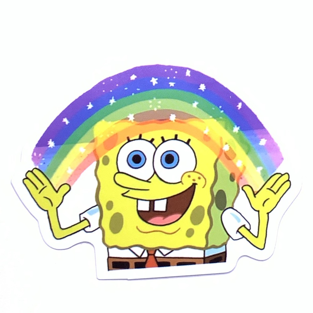 SpongeBob Vinyl Sticker - Picture 1 of 2